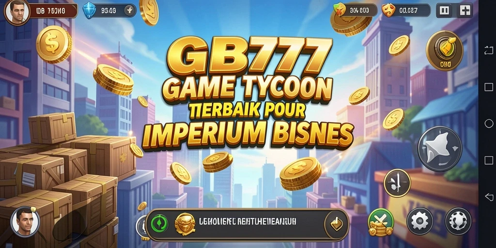 Screenshot gameplay GB777 menampilkan momen membangun perusahaan Tycoon.