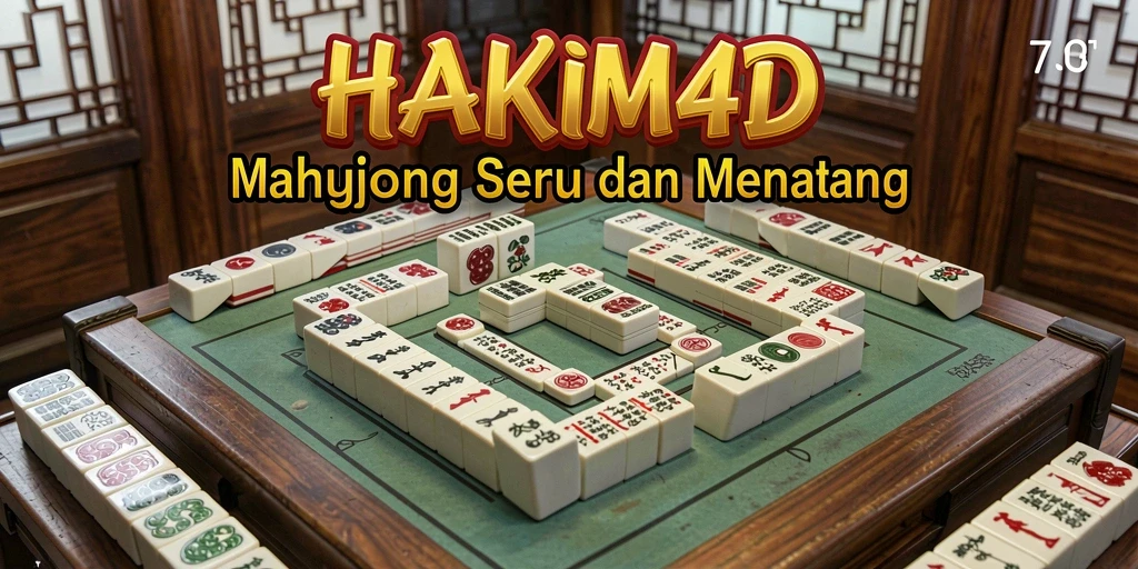 Tampilan gameplay HAKIM4D yang seru dengan ubin Mahjong.