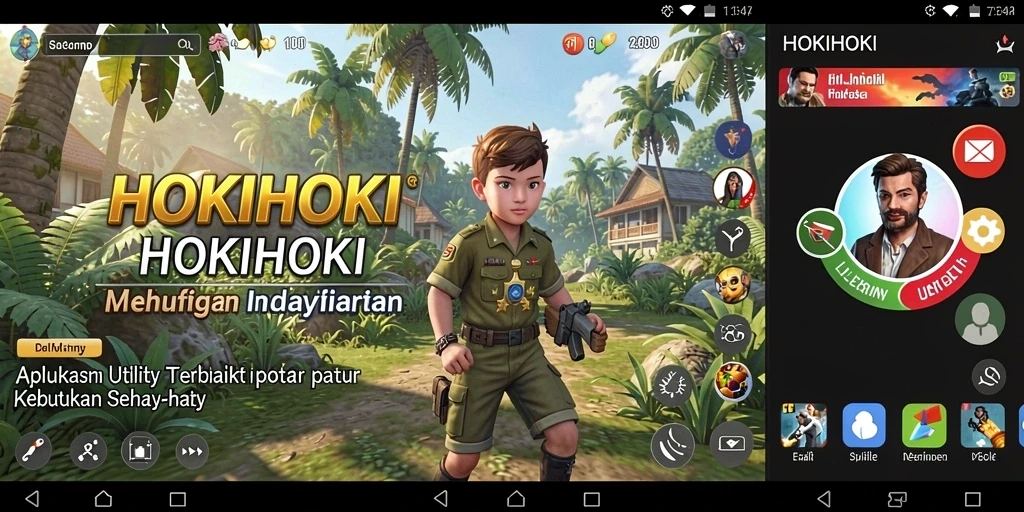 Tampilan antarmuka HOKIHOKI yang ramah pengguna dan modern.