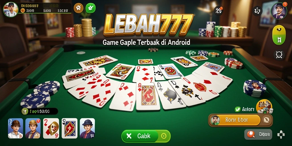Tangkapan layar gameplay Gaple yang menyenangkan di LEBAH777.