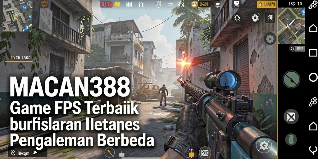 Screenshot utama <strong>MACAN388</strong> menunjukkan aksi pertempuran FPS yang mendebarkan.