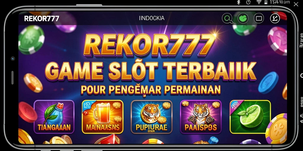 Tampilan gameplay seru dari REKOR777 dengan berbagai pilihan slot menarik.