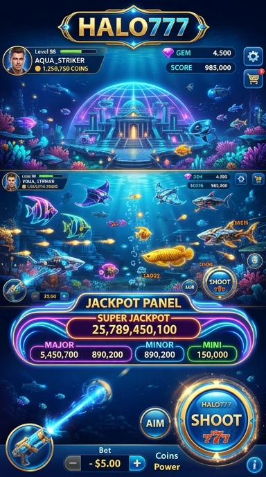 Tampilan aplikasi halo777 yang user-friendly.
